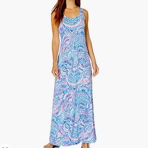 Happy as a Clam Treena Maxi Dress size Large EUC